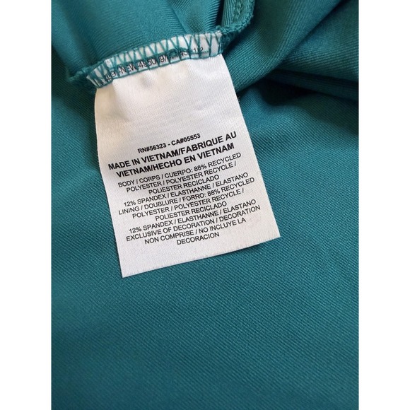 Nike Dri-Fit Stay Cool Pure Tennis Tank Top Teal Women's Size Small - Picture 6 of 9